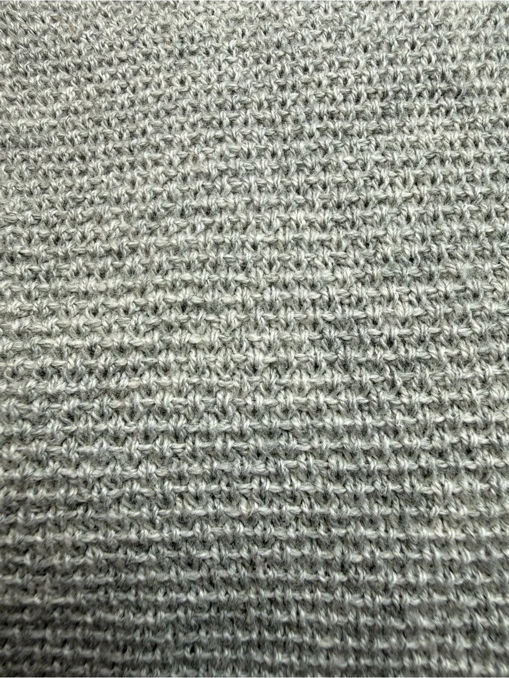 J.Crew Mens Heather Gray Seed Stitch Cotton Crewneck Light Sweater NWT Medium